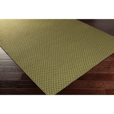 Hand-Woven Marisol Geometric Reversible Wool Area Rug