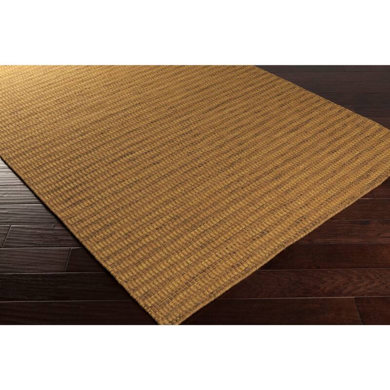 Hand-Woven Lorelai Stripe Reversible Wool Area Rug