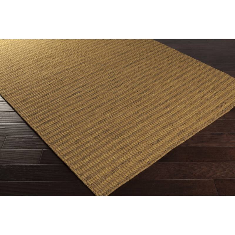Hand-Woven Lorelai Stripe Reversible Wool Area Rug