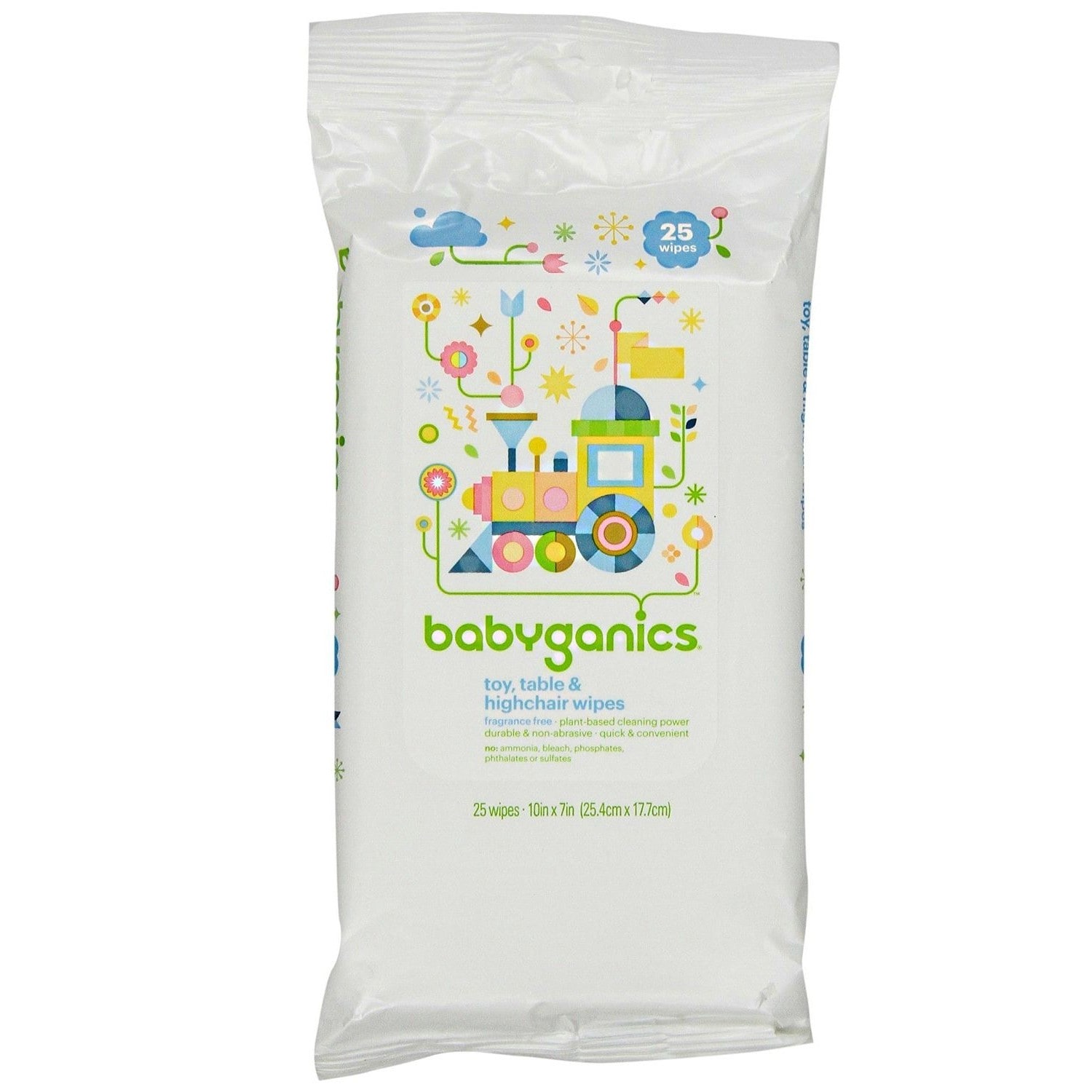 babyganics toy table & highchair wipes