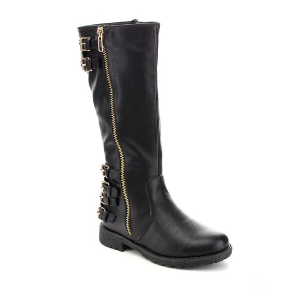 Multi Straps Riding Boots - Overstock 