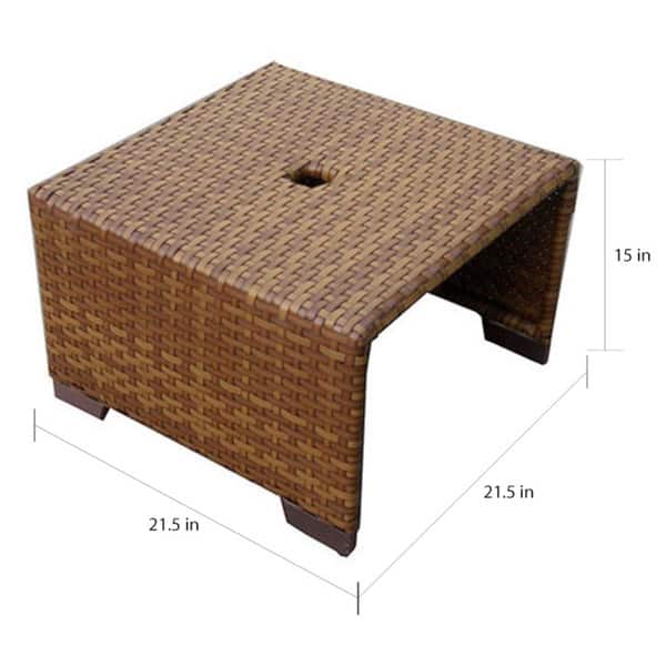 Panama Jack St Barths Coffee Table With Umbrella Hole Panama Jack St Barths Coffee Table With Umbrella Hole