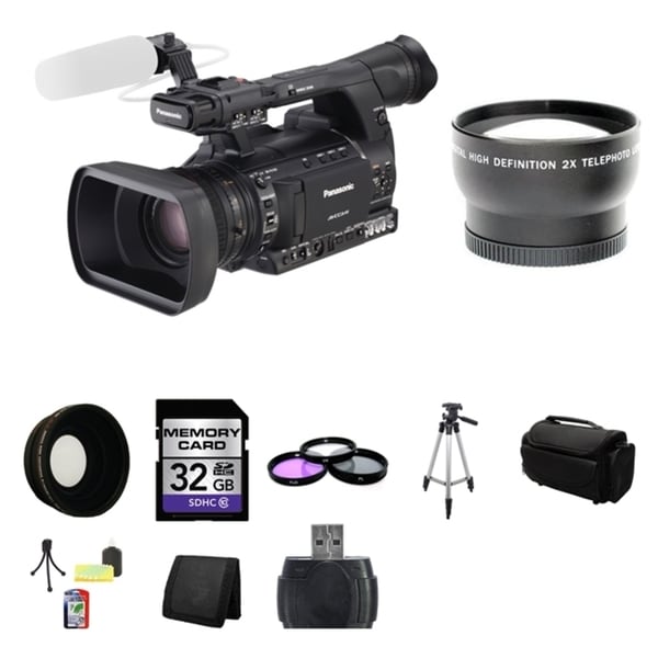 Shop Panasonic AGAC160A AVCCAM HD Handheld Camcorder 32GB Bundle Free Shipping Today