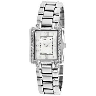 Anne Klein Women's 10-9871MPSV Classic Square Silver Bracelet Watch