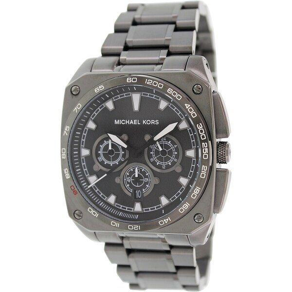 Shop Michael Kors Men's MK8391 'Grandstand' Chronograph Black ...