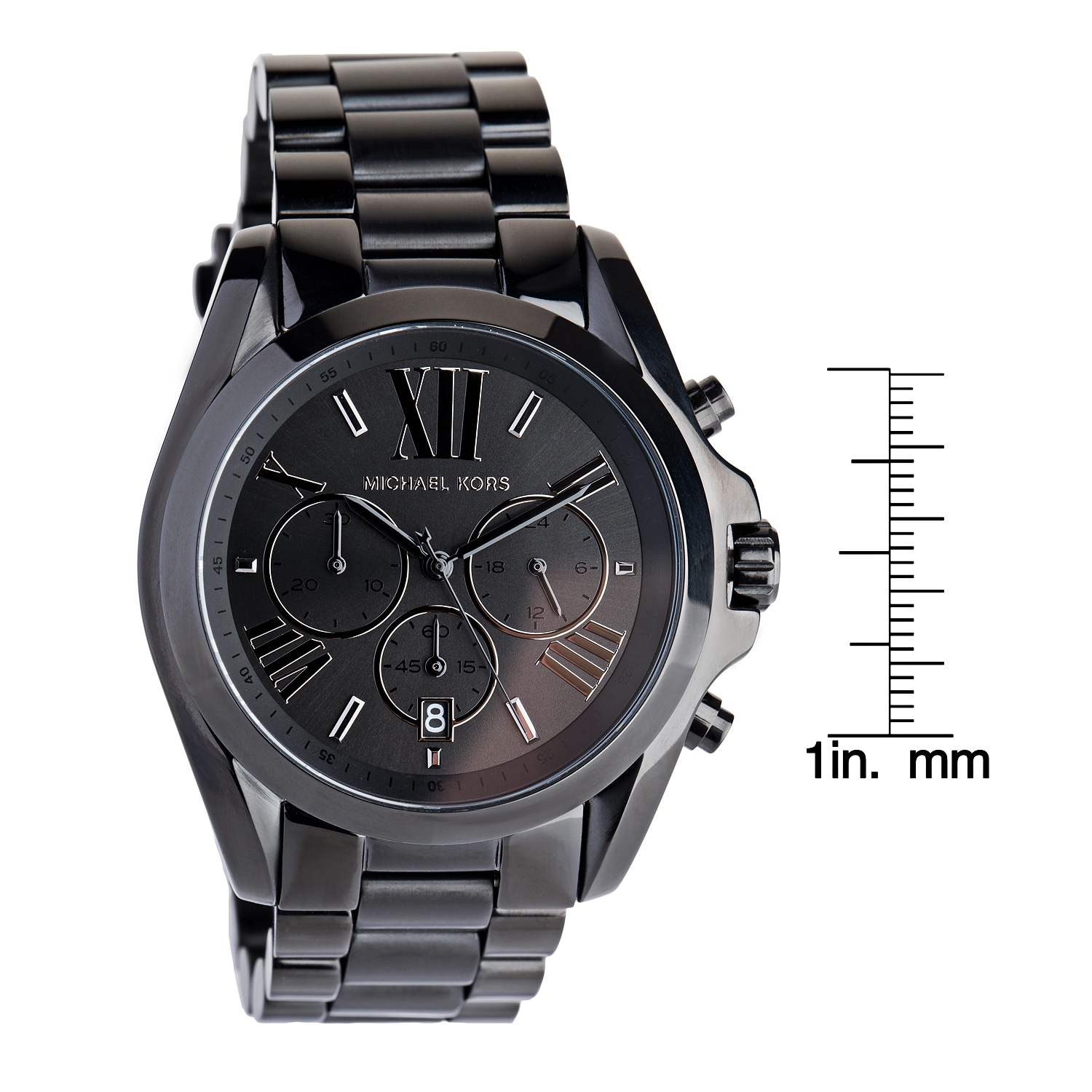michael kors bradshaw watch black