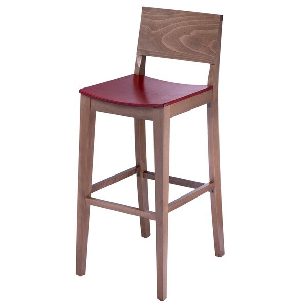 Zebrano Barstool Overstock 9753569