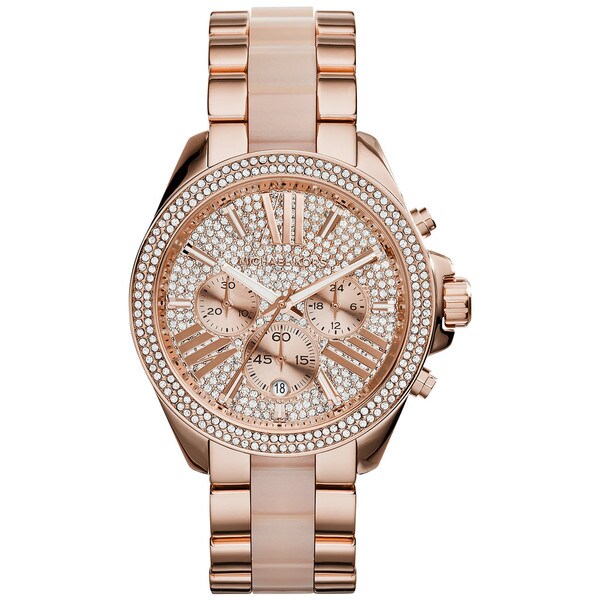 michael kors watch women's rose gold