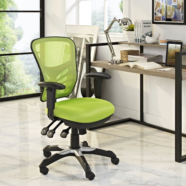 slide 2 of 16, Articulate Office Chair Green