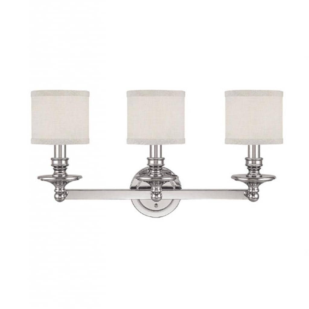 Midtown 3-light Polished Nickel Bath/Vanity Light - Polished Nickel