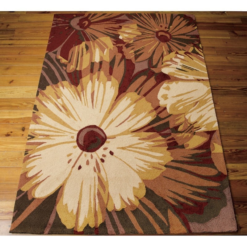Nourison Fantasy Abstract Floral Area Rug