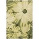 preview thumbnail 13 of 30, Nourison Fantasy Abstract Floral Area Rug 3'6" x 5'6" - Green