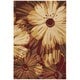 preview thumbnail 32 of 30, Nourison Fantasy Abstract Floral Area Rug 3' 6" x 5' 6" - Red