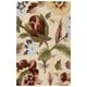 preview thumbnail 6 of 7, Nourison Fantasy All Over Floral Area Rug 2'6" x 4' - Ivory - Rectangle