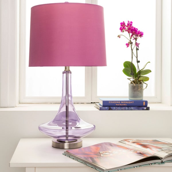 Modern Solid Purple Bray Table Lamp