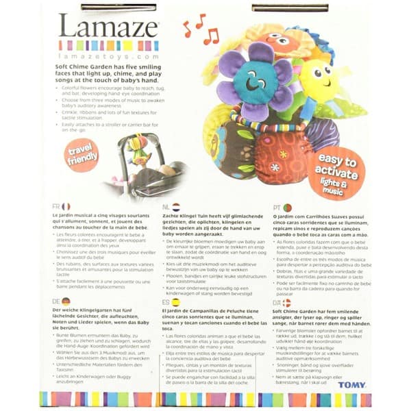 Shop Lamaze Soft Chime Garden Musical Toy Overstock 9755879
