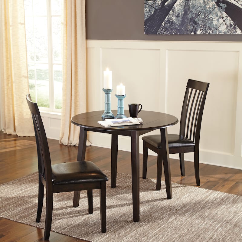Hammis Round Drop Leaf Table