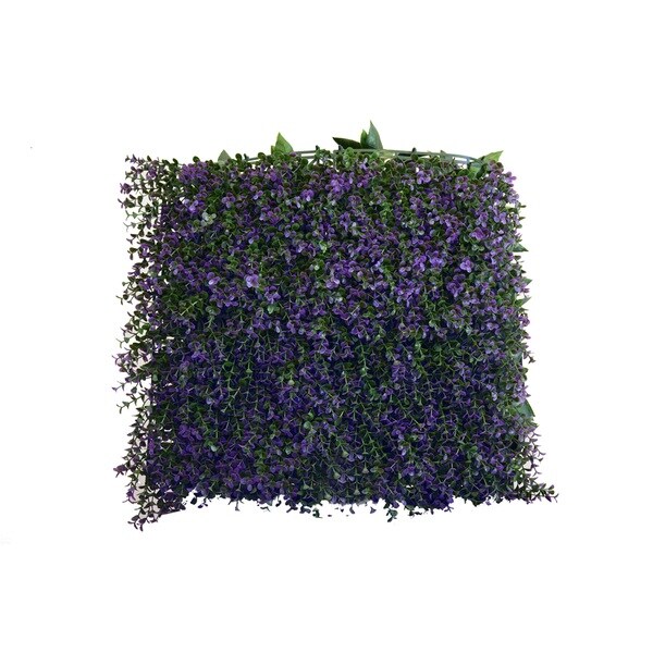 Greensmart Decor Lavanda Artificial Foliage Wall Panels (Set of 4)