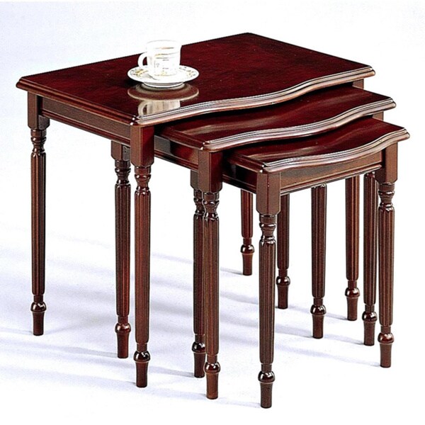 Imperial Style 3 Piece Nesting Table Set Ships To Canada Imperial Style 3 Piece Nesting Table Set