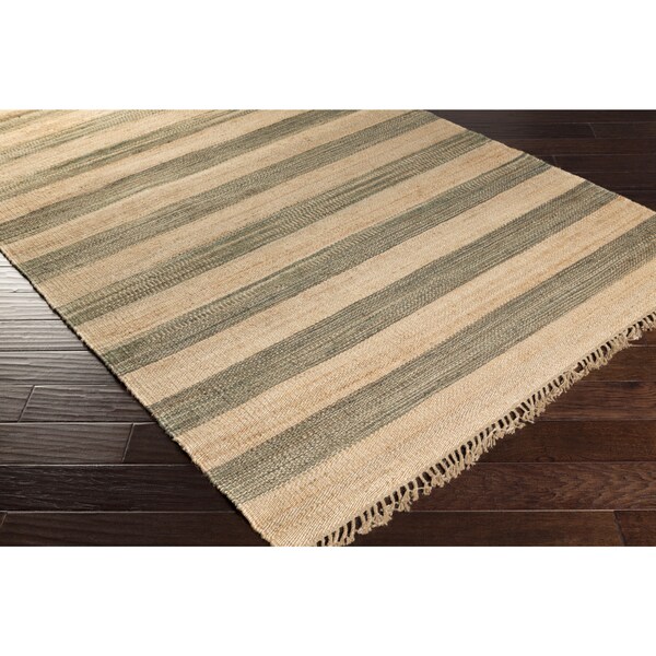 Hand-Woven Becky Casual Jute Area Rug