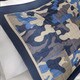 preview thumbnail 3 of 3, Mi Zone Andrew Blue Reversible Camouflage Quilt Set with Throw Pillow