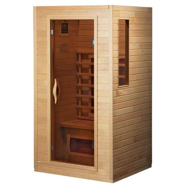 Dynamic 2 person DYN 9101 01 Light Hemlock Wood Ceramic Sauna