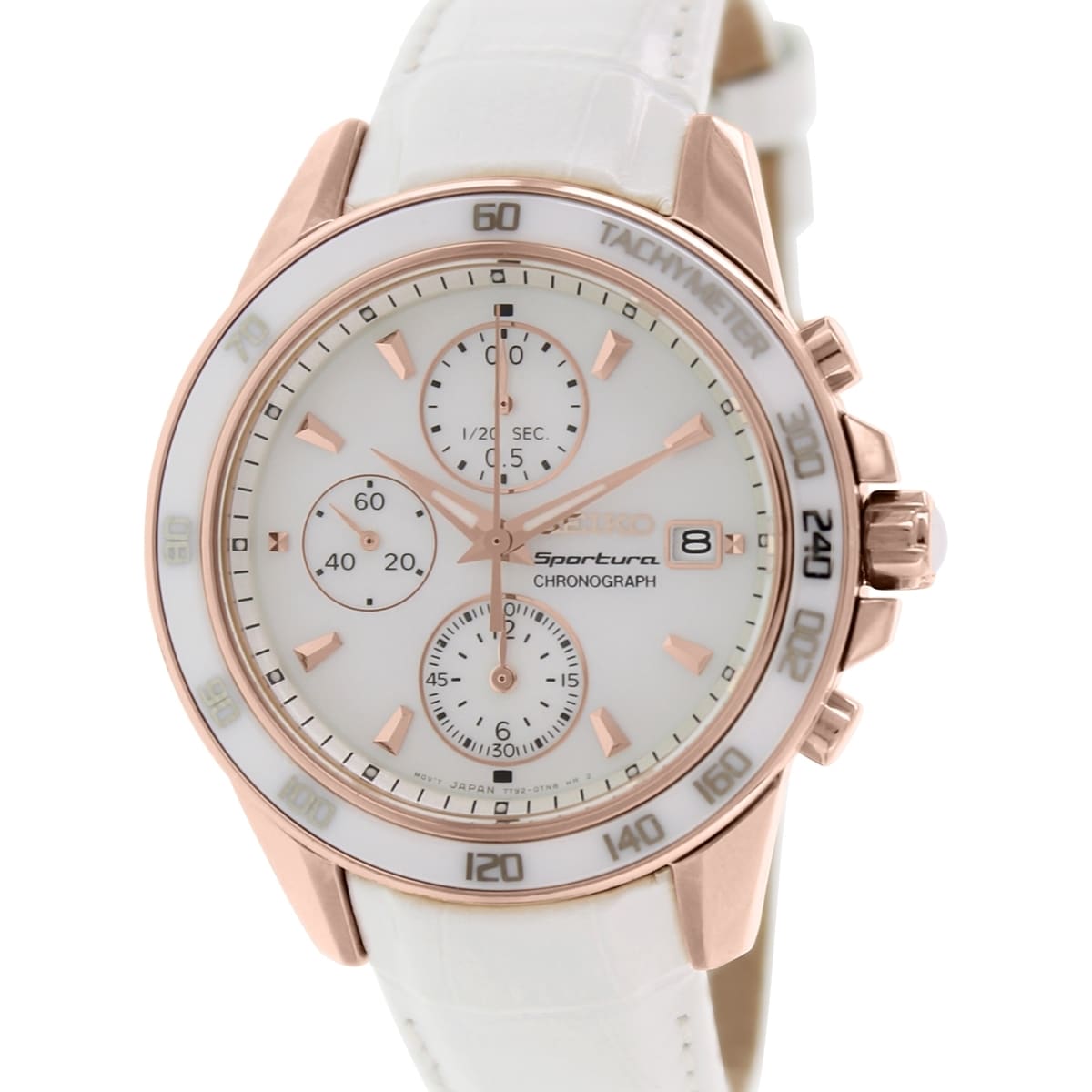 seiko sportura rose gold