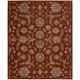 preview thumbnail 28 of 26, Nourison India House Traditional Area Rug 8' x 10' 6" - Red - Runner/Rectangle