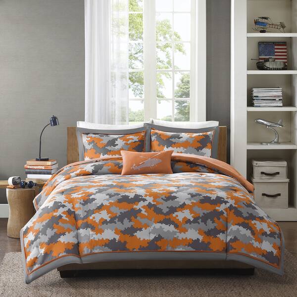 Shop Mi Zone Mikey Orange Comforter Set On Sale Free Shipping