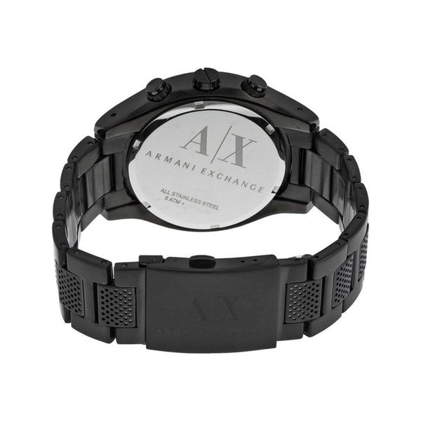 armani exchange watch all black