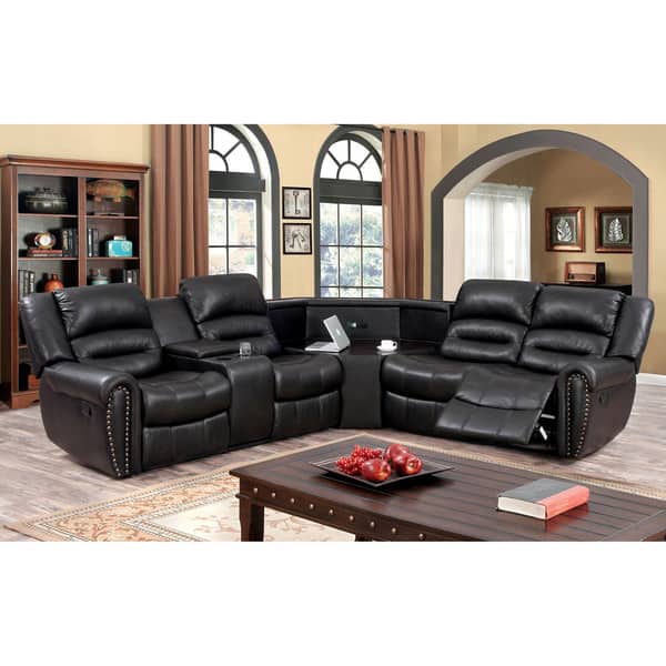 Shop Furniture Of America Torr Transitional Brown Leatherette