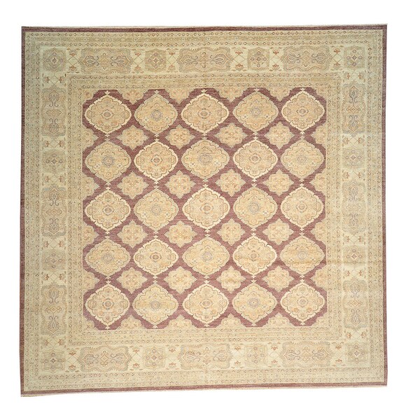 Area Oversize Square Peshawar Wool Rug Free Shipping Area Oversize Square Peshawar Wool Rug