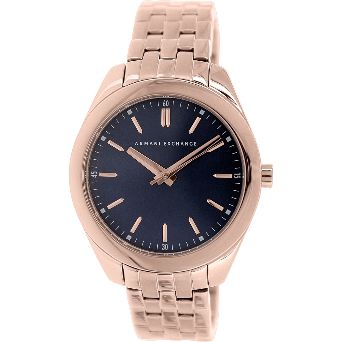 armani exchange watch womens rose gold