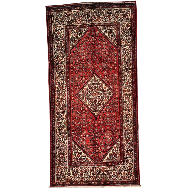 Oriental Hand knotted Wide Persian Hamadan Runner (55 x 10