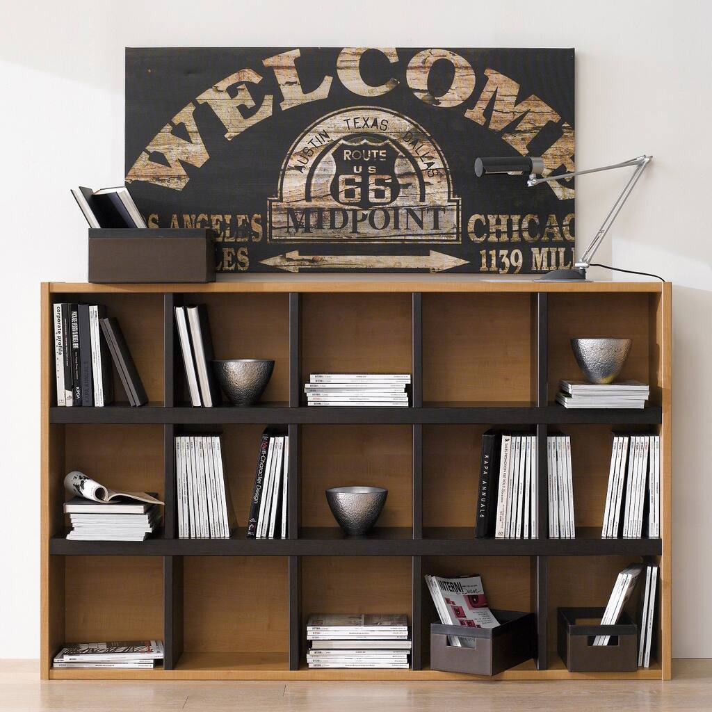 Techny Collection Turner Two-toned Bookcase