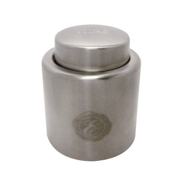 slide 1 of 1, Epicureanist Stainless Steel Wine Bottle Stopper Stainless Steel
