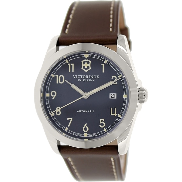 Victorinox Swiss Army Men's Infantry 241565 Brown Leather Swiss ...