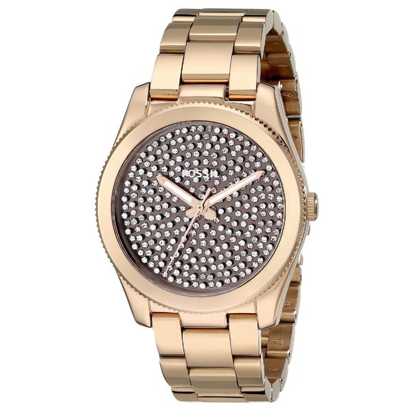 Fossil Womens ES3690 Rose Gold Stainless Steel Quartz Watch