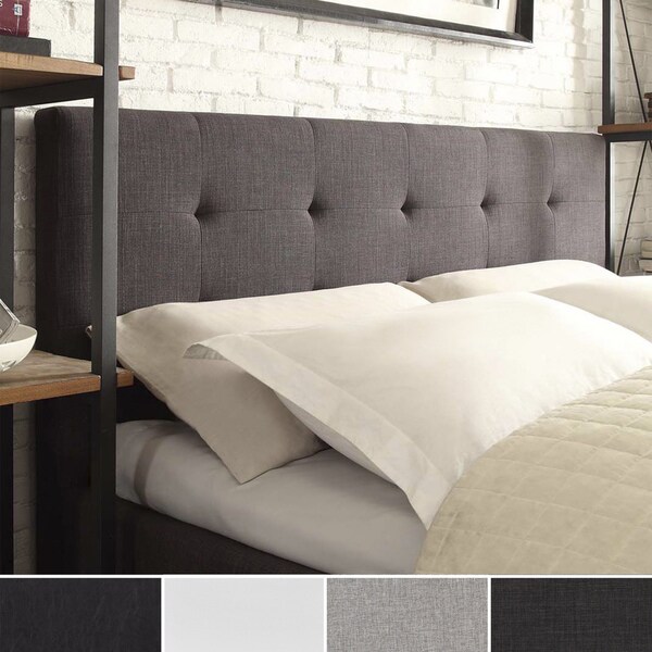 Jensen Upholstered Low Profile Tufted Full Headboard Overstock 9762537