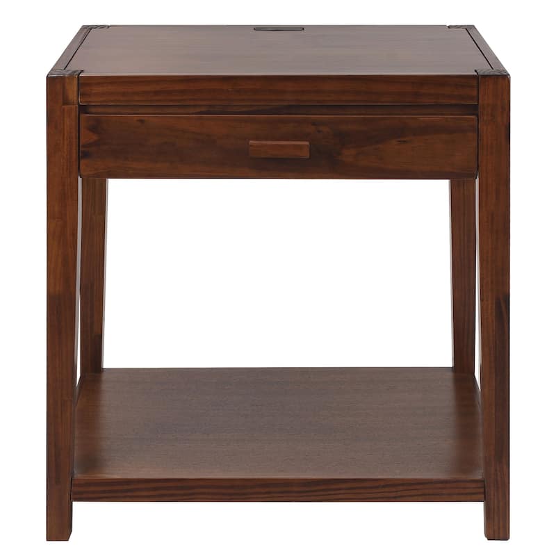 Notre Dame Nightstand with USB Port
