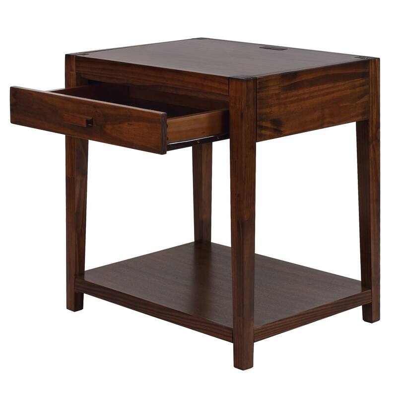 Notre Dame Nightstand with USB Port