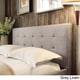 preview thumbnail 5 of 3, Jensen Upholstered Low Profile Tufted Queen Headboard
