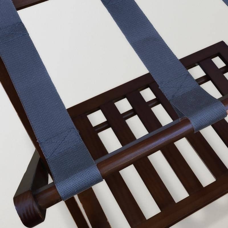 Hotel-style Luggage Rack with Shelf