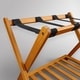 preview thumbnail 39 of 39, Hotel-style Luggage Rack with Shelf