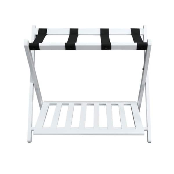 Shop Hotel Style Luggage Rack With Shelf Free Shipping On