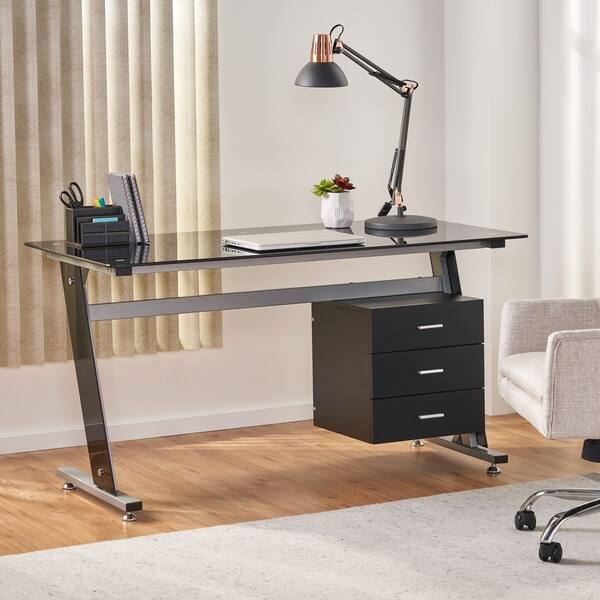 Shop Beta Computer Desk With Filing Cabinet By Christopher Knight Home Overstock 9762993