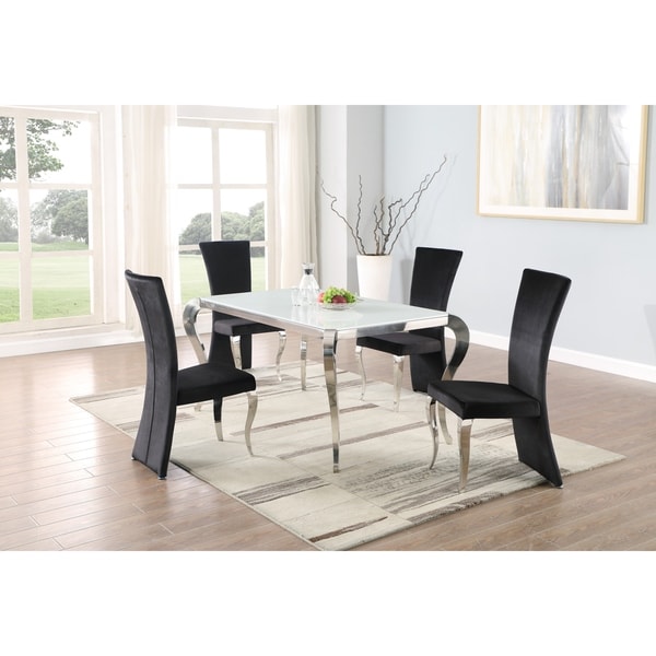 glass dining table and chairs clearance