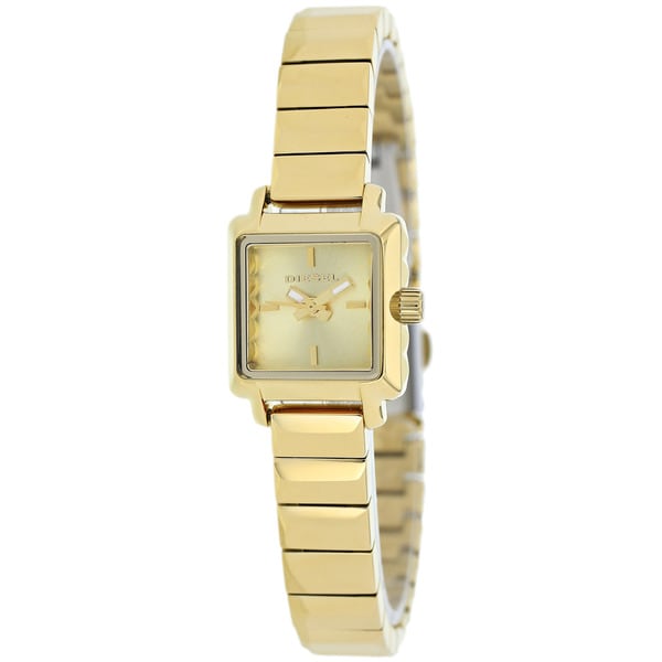 Diesel Womens DZ5411 Kray Kray Round Gold Plated Bracelet Watch