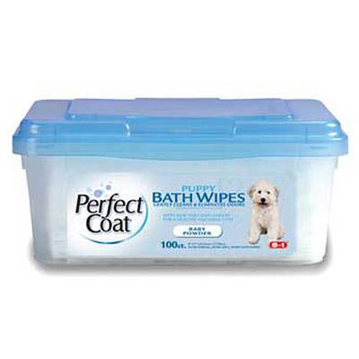puppy bath wipes