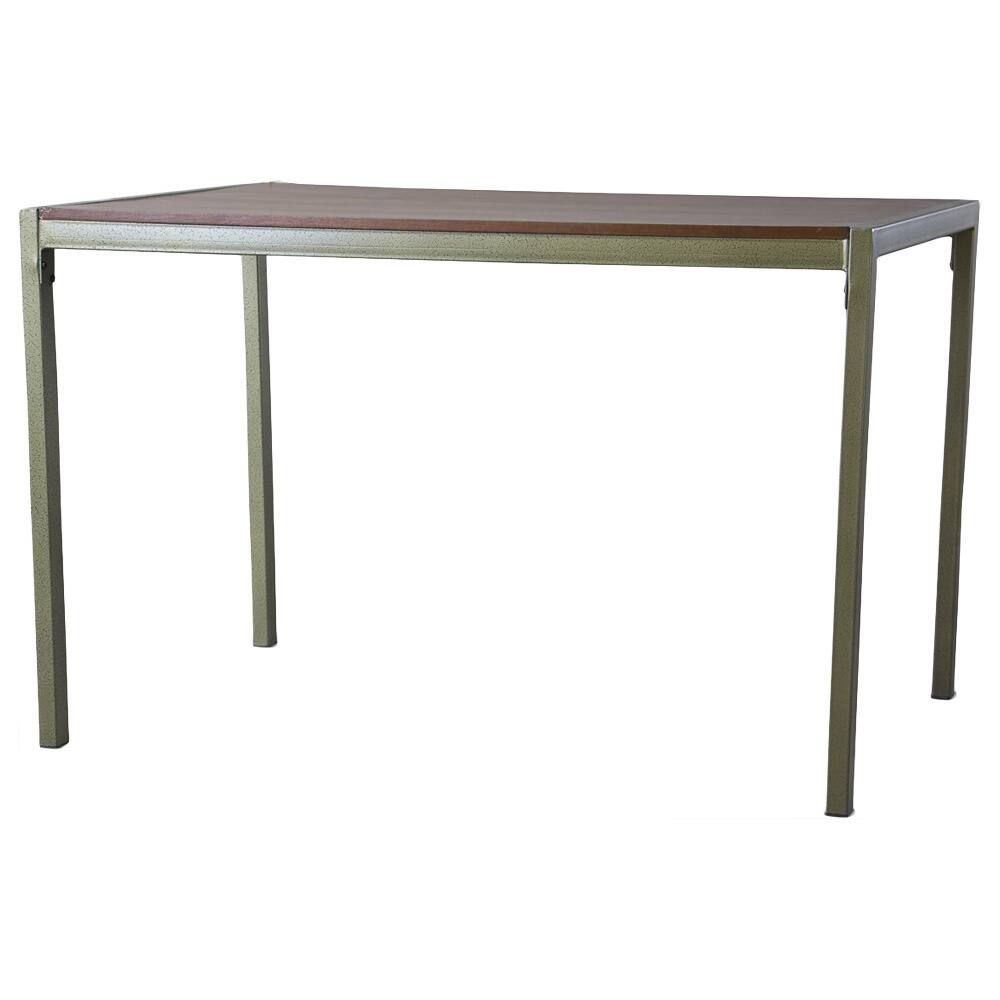Fiore Wood and Metal Transitional Dining Table - Brown